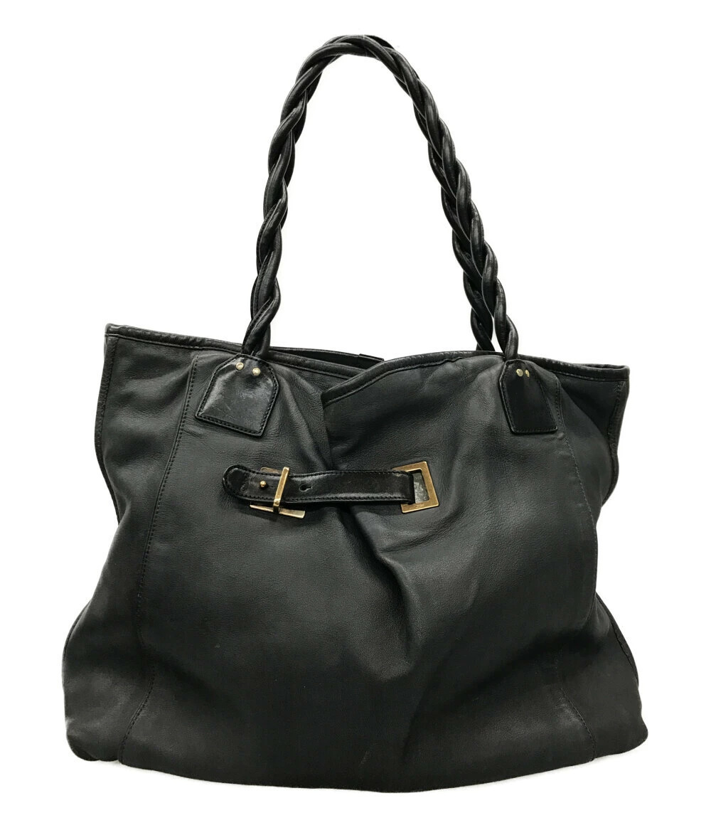 Chloe Amy Tote Bag Braided Black